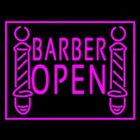 Pink Barber Open Neonreclame
