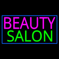 Pink Beauty Salon Green With Blue Border Neonreclame