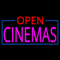 Pink Cinemas Open Neonreclame
