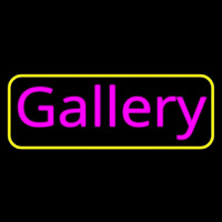 Pink Cursive Gallery With Border Neonreclame