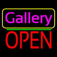 Pink Cursive Gallery With Open 1 Neonreclame
