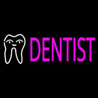 Pink Dentist Logo Neonreclame