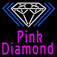Pink Diamond White Logo Neonreclame