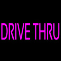Pink Drive Thru Neonreclame