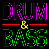 Pink Drum And Green Bass Neonreclame