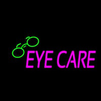 Pink Eye Care Logo Neonreclame