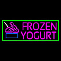Pink Frozen Yogurt Neonreclame