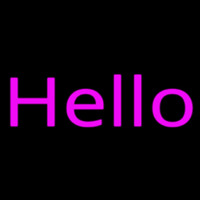 Pink Hello Neonreclame