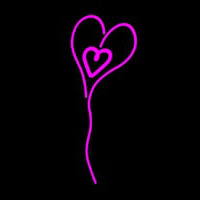 Pink Neon Heart Neonreclame