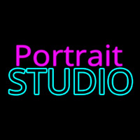 Pink Portrait Studio Neonreclame