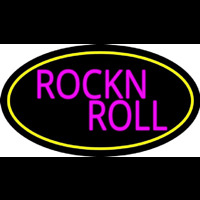 Pink Rock N Roll Guitar 2 Neonreclame