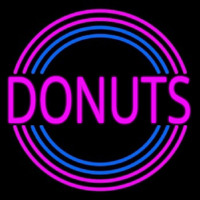 Pink Round Donuts Neonreclame