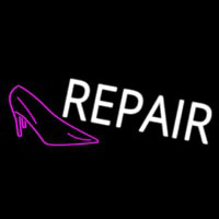 Pink Sandal Logo Repair Neonreclame