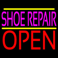 Pink Shoe Repair Open Neonreclame