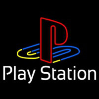 Playstation White Neonreclame