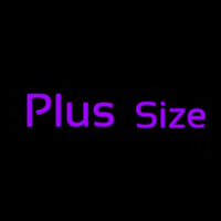 Plus Size Neonreclame