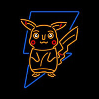 Pokeman Go Pikachu Neonreclame