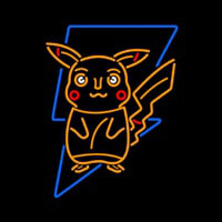 Pokeman Go Pikachu Neonreclame