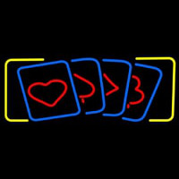 Poker Cards Icon 3 Neonreclame
