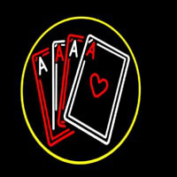 Poker Cards Icon 5 Neonreclame