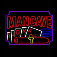 Poker Cigar Man Cave Neonreclame