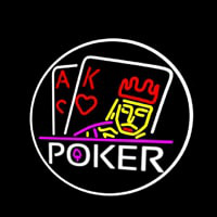 Poker With Border 1 Neonreclame