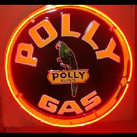 Polly Gasoline Neonreclame
