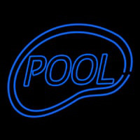 Pool Swimming Neonreclame