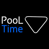 Pool Time With Billiard Neonreclame