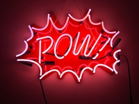 Pop Art POW Neonreclame