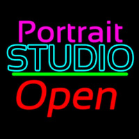 Portrait Studio Open 2 Neonreclame
