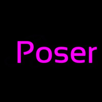 Poser Neonreclame