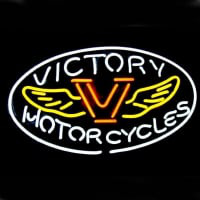 Professional Motorcycles Victory Shop Open Neonreclame