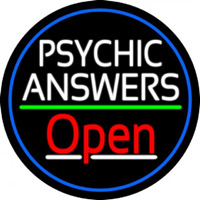 Psychic Answers Open Neonreclame