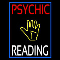 Psychic Reading Block Yellow Palm Neonreclame