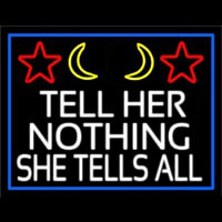 Psychic Tell Her Nothing She Tells All And Blue Border Neonreclame