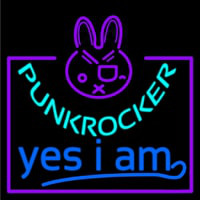 Punkrocker Yes I Am Neonreclame