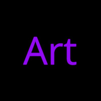 Purple Art Neonreclame