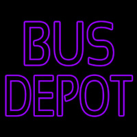 Purple Bus Depot Neonreclame