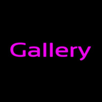 Purple Cursive Gallery Neonreclame