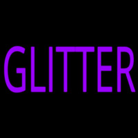Purple Glitter Neonreclame