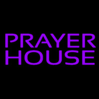 Purple Prayer House Neonreclame