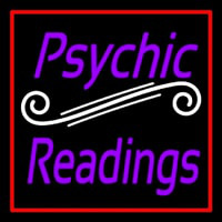 Purple Psychic Readings With Red Border Neonreclame