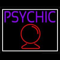 Purple Psychic With Crystal Neonreclame