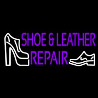 Purple Shoe And Leather Repair Neonreclame