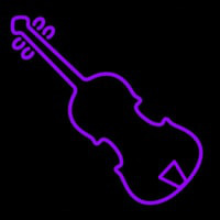 Purple Violin Neonreclame