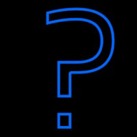 Question Mark Neonreclame