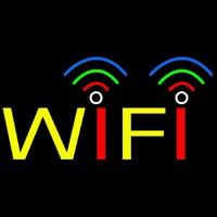 Rainbow Wifi Block Neonreclame