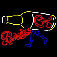 Rainier Walking R Bottle Beer Sign Neonreclame