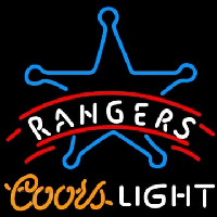 Rangers Coors Light Neonreclame